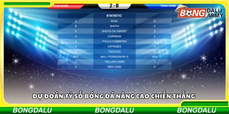 Dự đoán tỷ số bóng đá nâng cao chiến thắng